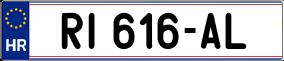 Truck License Plate